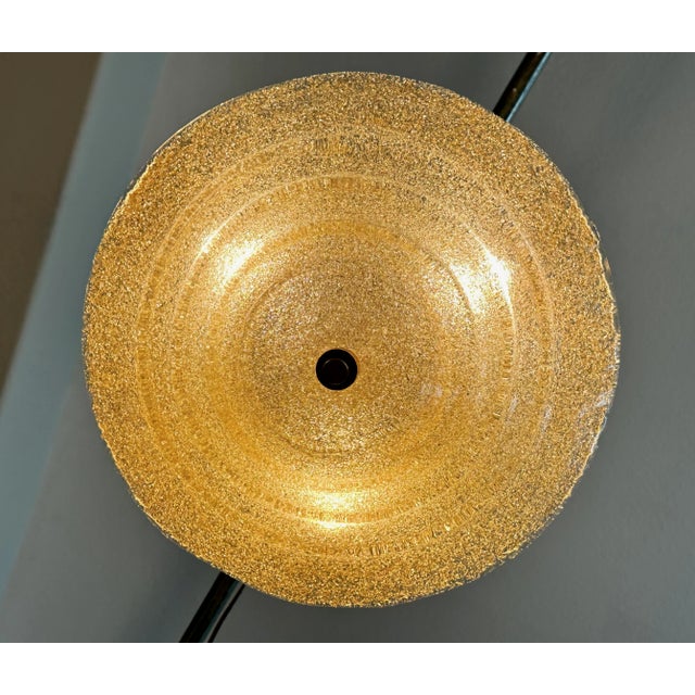 Murano Gold Rugiadoso Glass Semi Flush Mount Ceiling Light For Sale - Image 10 of 17