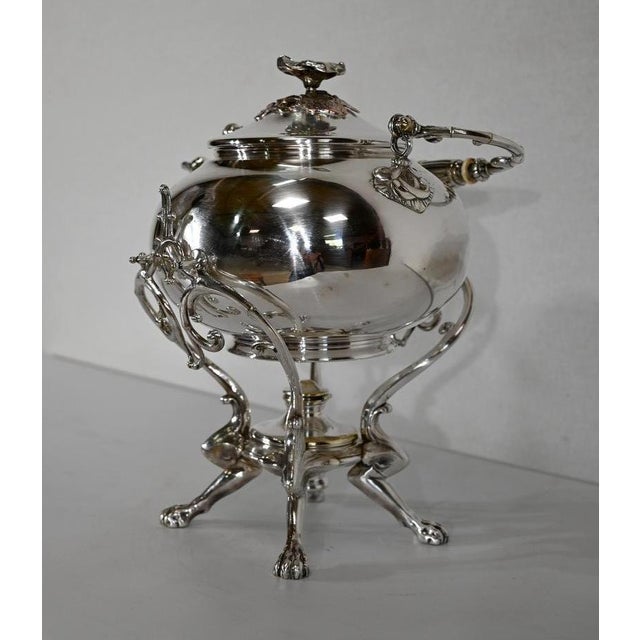 Early 20th Cethly Samovar in Silver Metal from Maison Christofle For Sale - Image 3 of 18