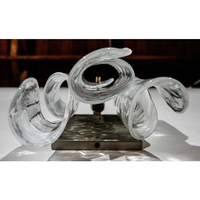 Murano Art Glass Wall Sconce For Sale - Image 9 of 10