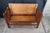 Early 20th Century Antique Mission Arts & Crafts Quartersawn Oak Hall Storage Bench Seat Settee 50" For Sale - Image 5 of 13