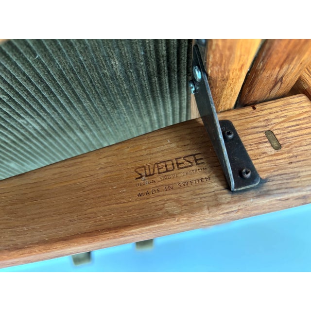 Brown Armchair by Yngve Ekström for Swedese AB, Sweden, 1960s For Sale - Image 8 of 13