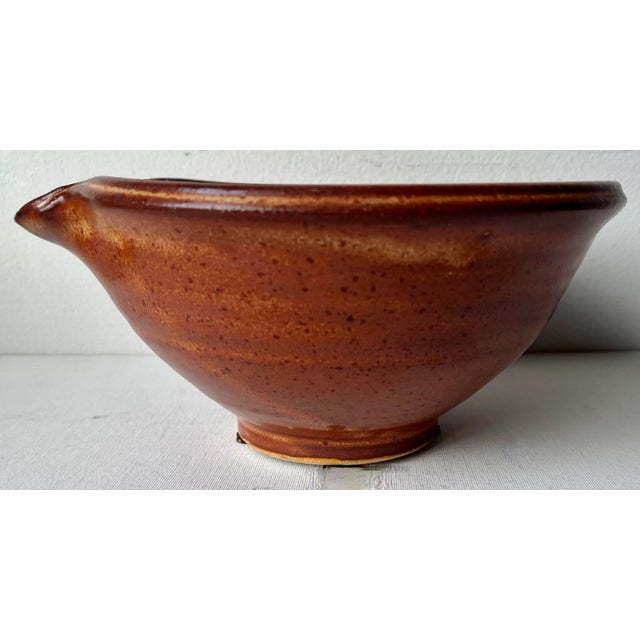 This wonderful handmade studio Art pottery batter bowl is perfect for cake or pancake batter or just to display, fill with...