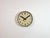 This wall clock was produced by IBM in USA during the 1950s. It features a beige metal frame, iron dial, aluminium hands...