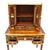 An exquisite antique Louis XVI style bonheur du jour (lady's desk), crafted from rich mahogany and adorned with elegant...