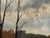 Brown Poul Anders, Autumn River Landscape, 1960s, Oil on Canvas, Framed For Sale - Image 8 of 11