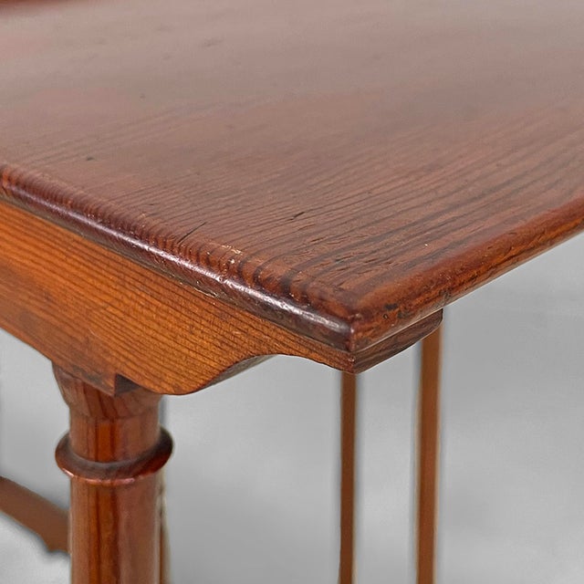 Italian Wooden Nesting Coffee Tables, Late 19th Century, Set of 3 For Sale - Image 6 of 18