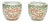 Pair of Vintage Chinese Export Porcelain Jardinieres Planters With Dragon Motif For Sale