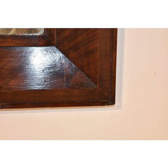 19th Century Walnut Mirror From England For Sale In Greensboro - Image 6 of 12