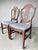 Hepplewhite Vintage Hepplewhite Style Shield Back Dining Chairs by Lammert’s, Mahogany, a Pair For Sale - Image 3 of 10