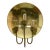 Florian Schulz ‘W185’ Brass Wall Light, 1960 For Sale