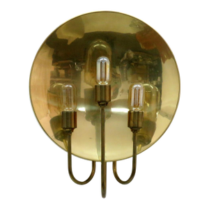 Florian Schulz ‘W185’ Brass Wall Light, 1960