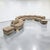 1970s Serpentine Sectional Sofa With Brass Feet For Sale In Miami - Image 6 of 11