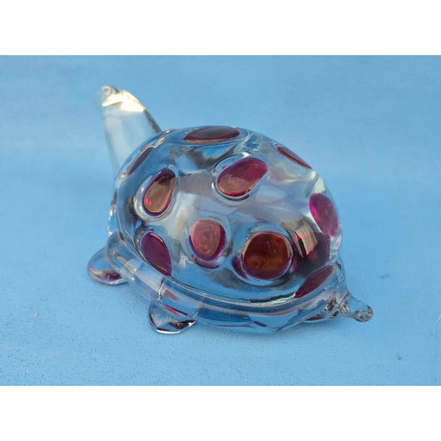 1970s 20th Century Murano Glass Turtle Sculpture attributed to Vincenzo Nason, 1960s For Sale - Image 5 of 18