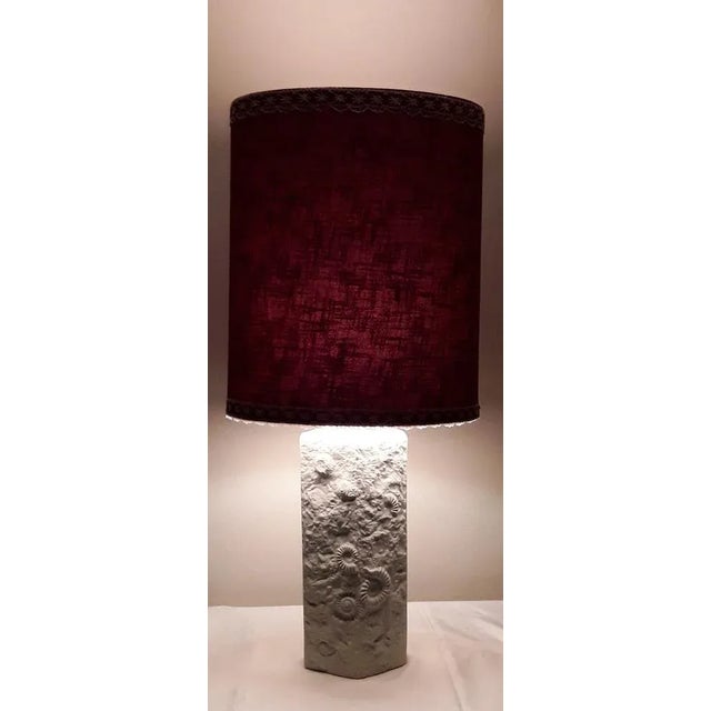 Textile Large Vintage German Table Lamp by M. Frey for Ak Kaiser, 1970s For Sale - Image 7 of 10