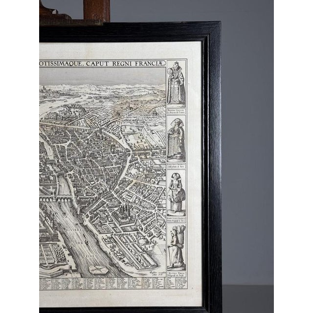Framed Map of Paris For Sale - Image 14 of 18