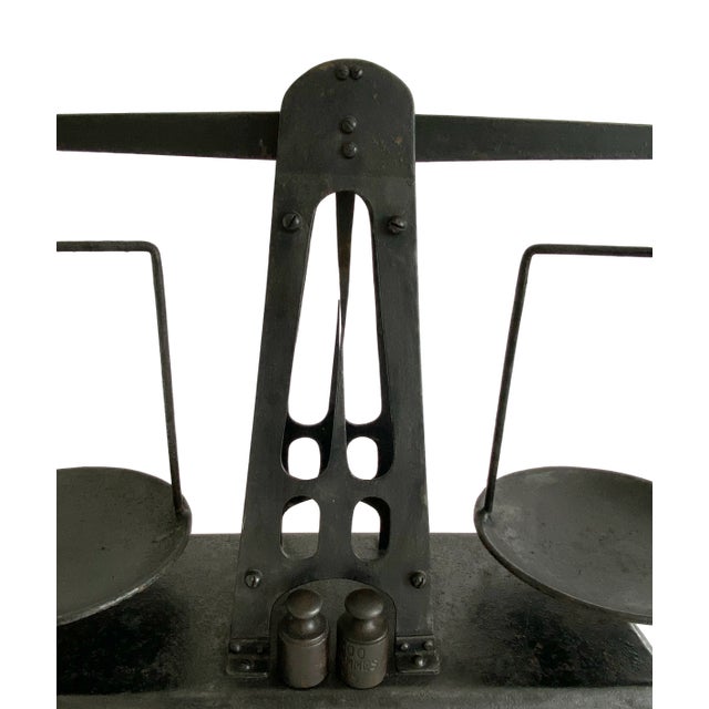 Extraordinary Antique French Balance Scale For Sale - Image 9 of 13