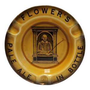 1930s Rare Printer Misprint English Flower's Pale Ale Pub Ashtray