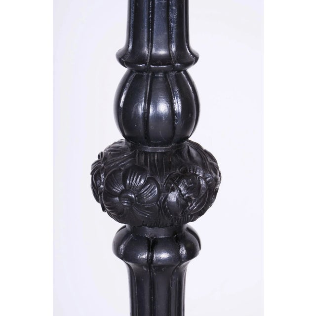 Art Deco Floor Lamp in Beech, 1920s For Sale - Image 3 of 11