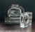 1920s Victorian Dumpy Glass Inkwell, 1920s For Sale - Image 5 of 9