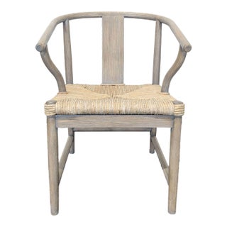 West Elm Wishbone Style Chair For Sale