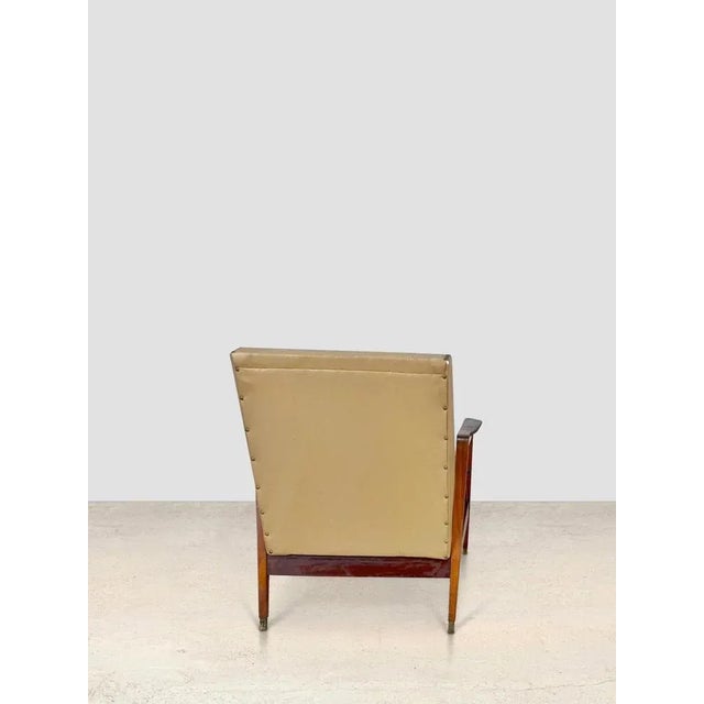 Cavallaro Armchair in Rosewood For Sale - Image 3 of 5