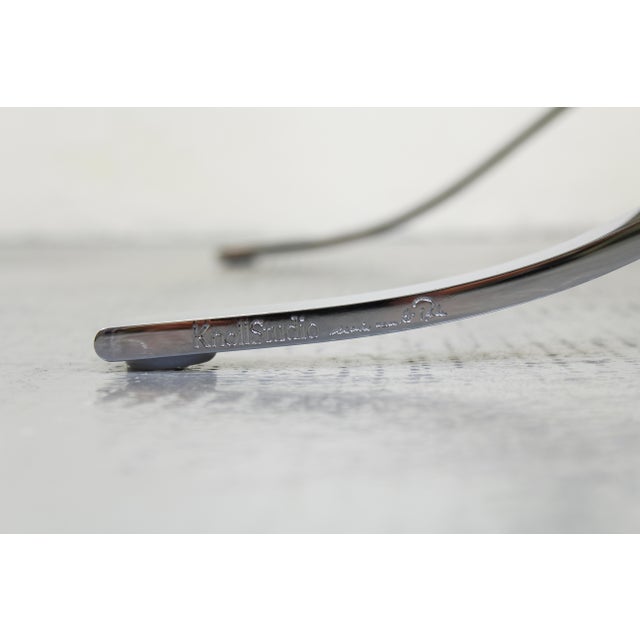 Ludwig Mies van der Rohe Barcelona Chair in Brown Tobacco Leather by Ludwig Mies Van Der Rohe for Knoll International For Sale - Image 4 of 11