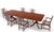 Baker Charleston Collection Mahogany Banded Dining Table 6 Chairs Set Stunning! For Sale - Image 9 of 18