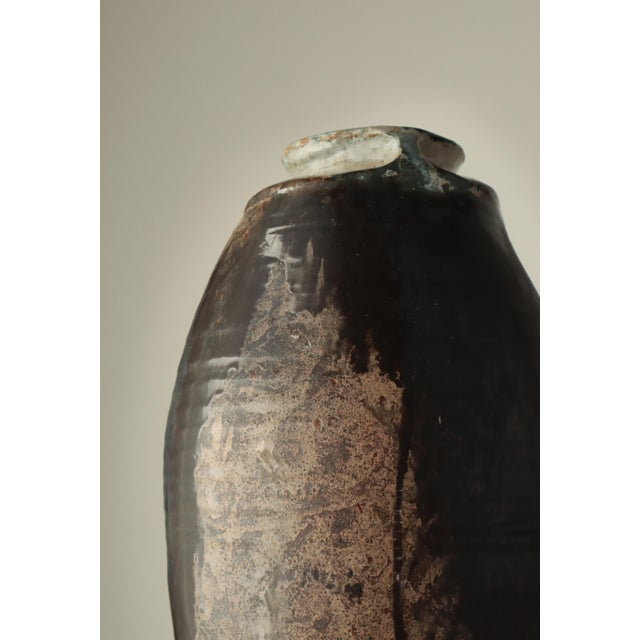 Scandinavian Modern Stoneware Floor Vase by Chris Moes, Denmark, 1966 For Sale - Image 6 of 16