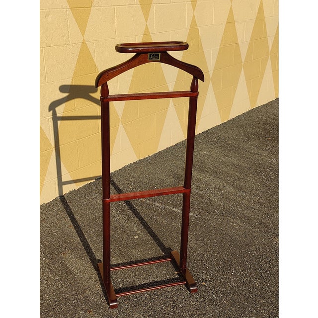 Mid 20th Century Vintage Loroman Mid 20th Century Mid Century Modern Men's Clothing Valet For Sale - Image 5 of 7