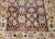 19th Century Kurdish Bidjar Runner Rug, Hand-Knotted Wool, All Over Geometric Pattern, Blue & Ivory, 4x8 For Sale - Image 12 of 14