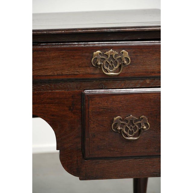 18th Century English Oak Lowboy For Sale - Image 11 of 12