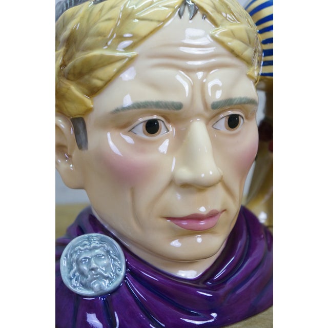 Royal Doulton Julius Caesar Great Military Leader Toby Character Jug For Sale - Image 6 of 12