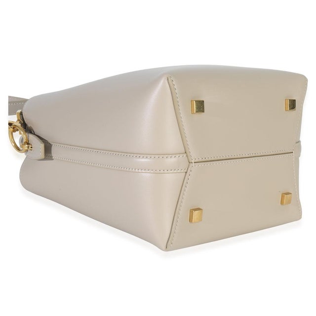 Beige Calfskin Small Le 37 Bucket Bag For Sale In New York - Image 6 of 9