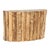 Petrified Wood Top Organic Teak Console Table For Sale - Image 10 of 14