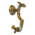 Large Antique 19th Century Georgian Style Heavy Cast Brass Doctor's Door Knocker For Sale