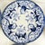 19th Century Flora Earthenware Dessert Plates in Blue from Creil and Montereau, Set of 6 For Sale - Image 14 of 17