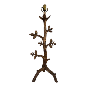 Late 20th Century Mac Sculpture of California Signed Italian Baroque Tree Table Lamp