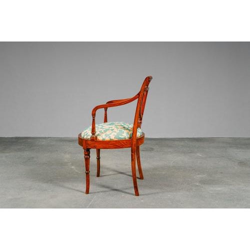 Beige English Style Cocktail Chairs, Set of 4 For Sale - Image 8 of 18