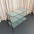 1960s 1960s Mid-Century Modern Wrought Iron Tiered Glass Side Table Étagère For Sale - Image 5 of 8