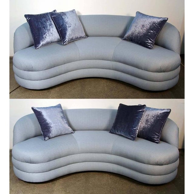 Vladimir Kagan for Directional Modern Sofas A Pair Chairish