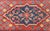 Antique Khotan Runner in Deep Indigo, Rust Red, and Soft Yellow Tones For Sale - Image 11 of 14
