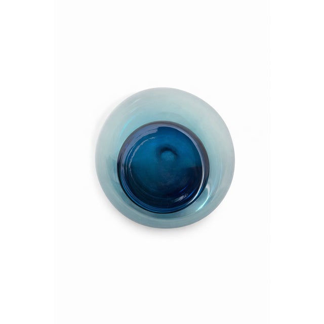 Empoli Vintage Mid-Century Modern Empoli-Style Glass Decanter and 5 Cordials Glasses Set For Sale - Image 4 of 9