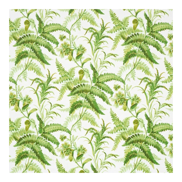 Schumacher Myers Fern Wallpaper in Tropical - 10 Yards For Sale
