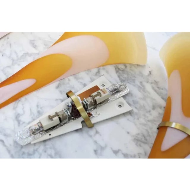 Handmade Murano Glass Sconce from Vetri, Itay, 1980s For Sale - Image 7 of 9