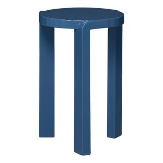 Carrier and Company for Century Furniture Margaux Outdoor Side Table - Blue For Sale