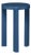 Carrier and Company for Century Furniture Margaux Outdoor Side Table - Blue For Sale