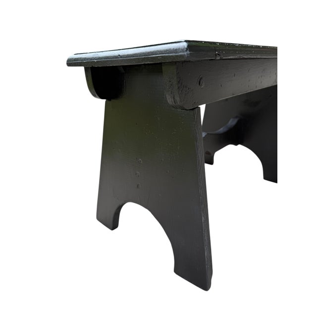 Vintage Farmhouse Wooden Step Stool For Sale - Image 10 of 10