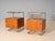 Chromed Nightstands from Vichr & Spol, Czechoslovakia, 1950s, Set of 2 For Sale - Image 4 of 9