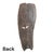 Late 20th Century Late 20th Century Carved Wooden Face Mask, Weathered Wood Sculpture, Elongated Rustic Wall Decor, Organic Modern Boho Art For Sale - Image 5 of 9