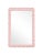 Contemporary Fleur Home Audubon Bamboo Sticks Rectangle Mirror in Authentic Pink, 35.5x50.5 For Sale - Image 3 of 3